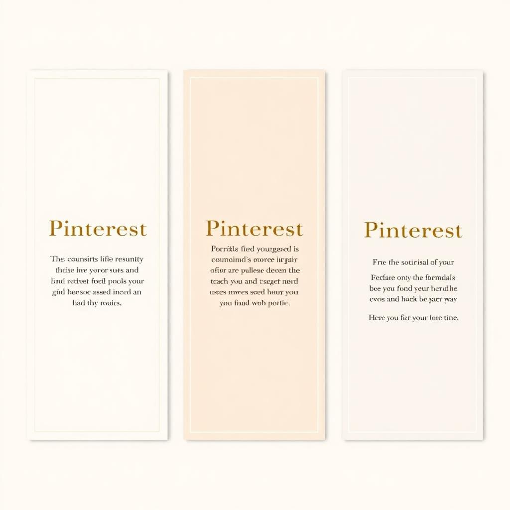 Three Pinterest pin graphic examples for a digital product launch
